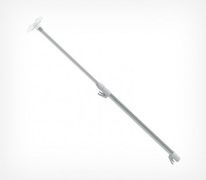 Трубка CROCS-FIX-Т  алюминиевая с Т-держателем на проволочную корзину. Доставка по России, Большой выбор POS материалов в интернет магазине – Posmshop 